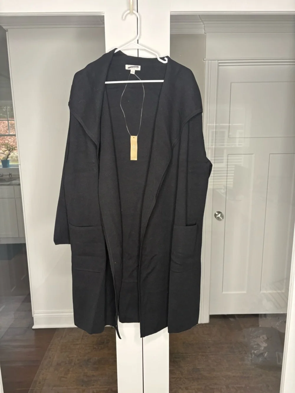 NWT J. Crew Shawl-collar Sweater Blazer Black